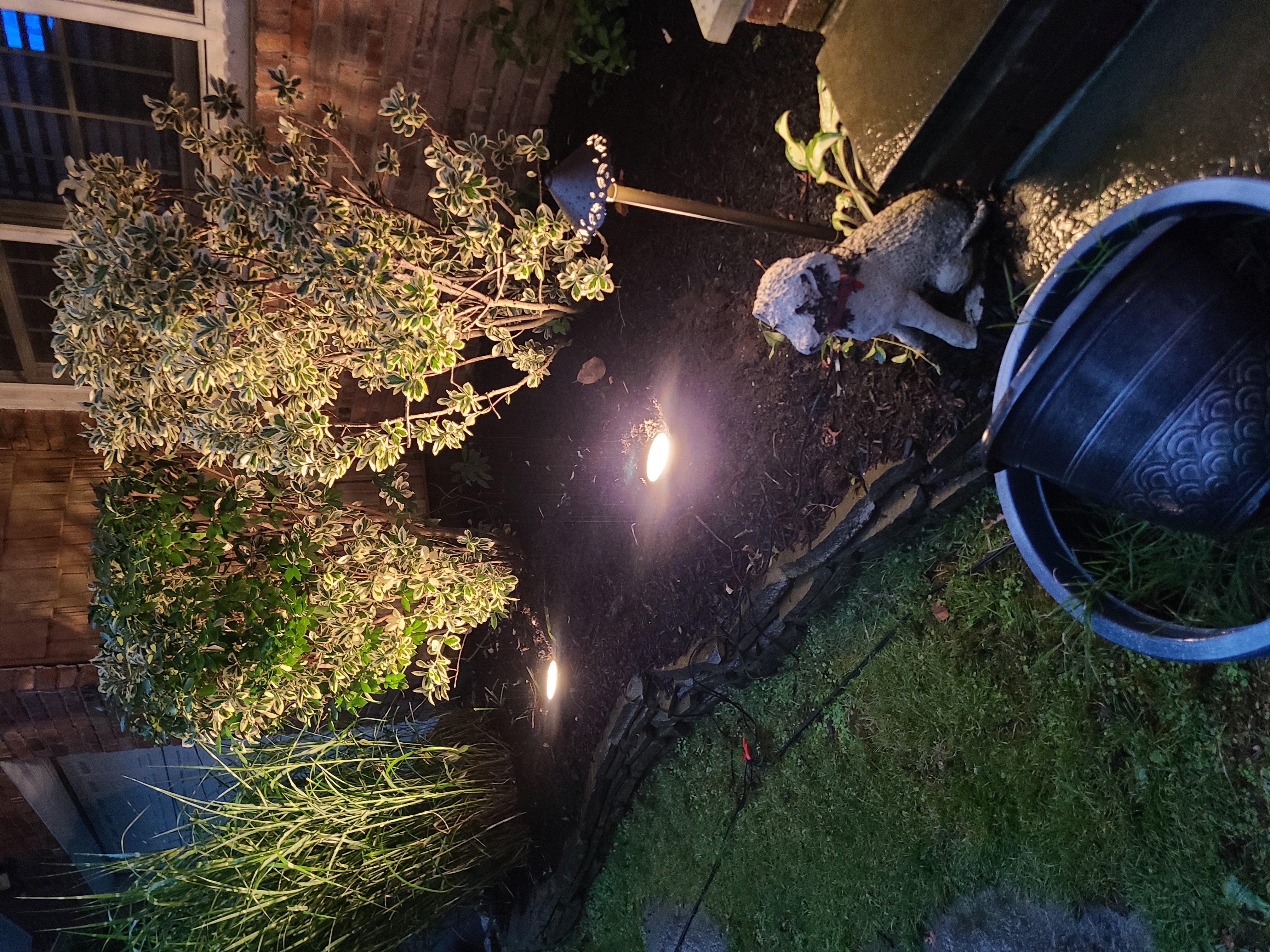 Architectural outdoor lighting project on Long Island