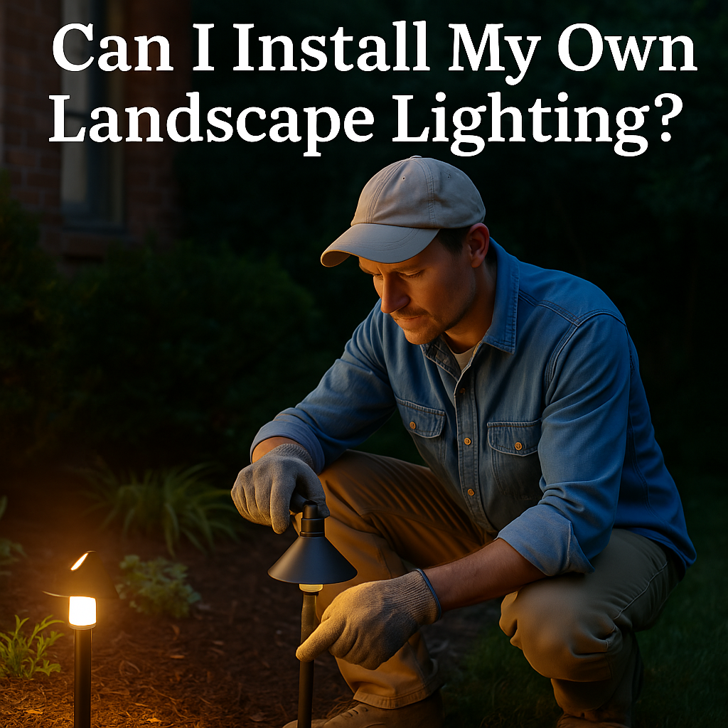 Cover Image for Can I Install My Own Landscape Lighting?
