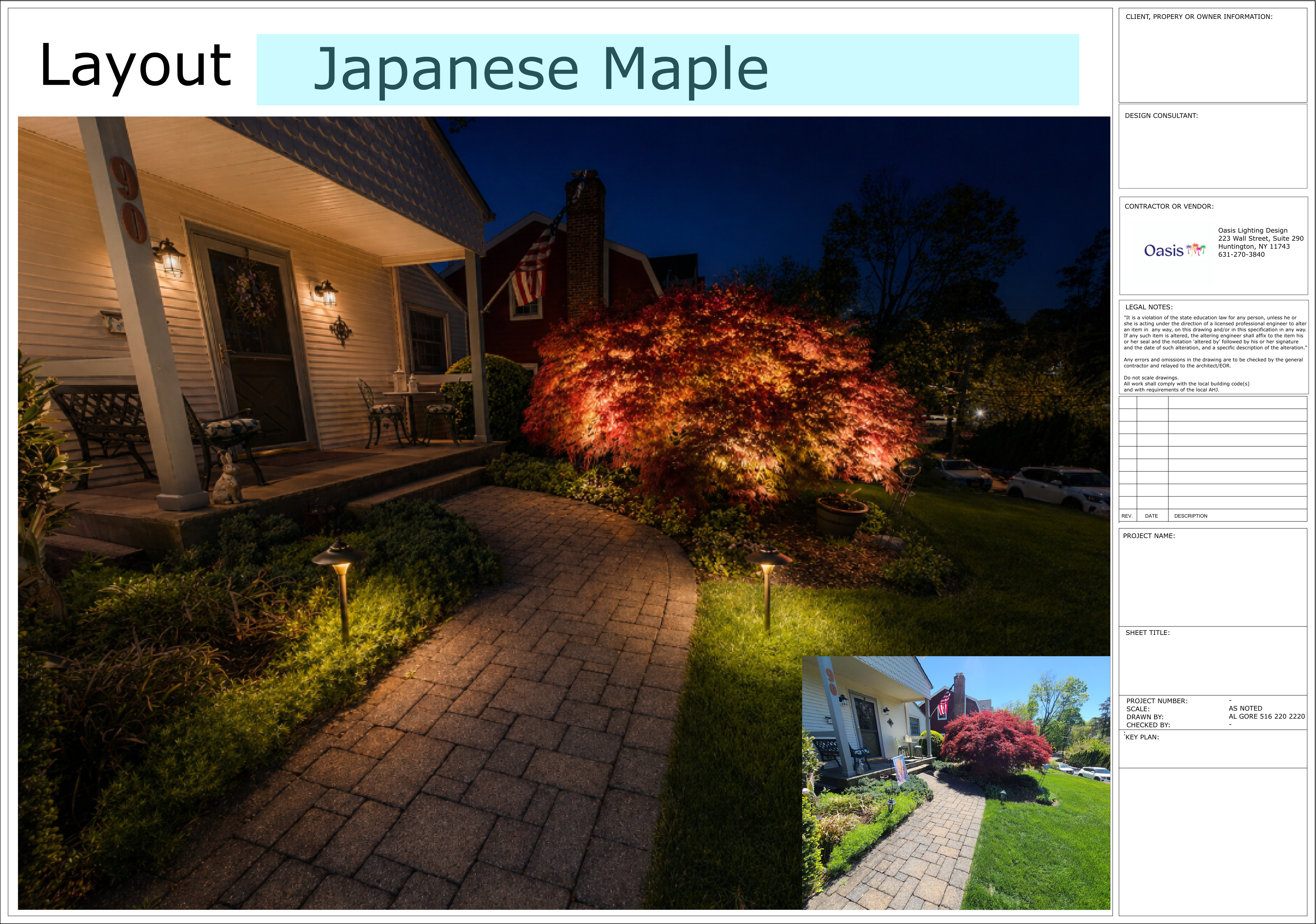 Lighting concept layout preview